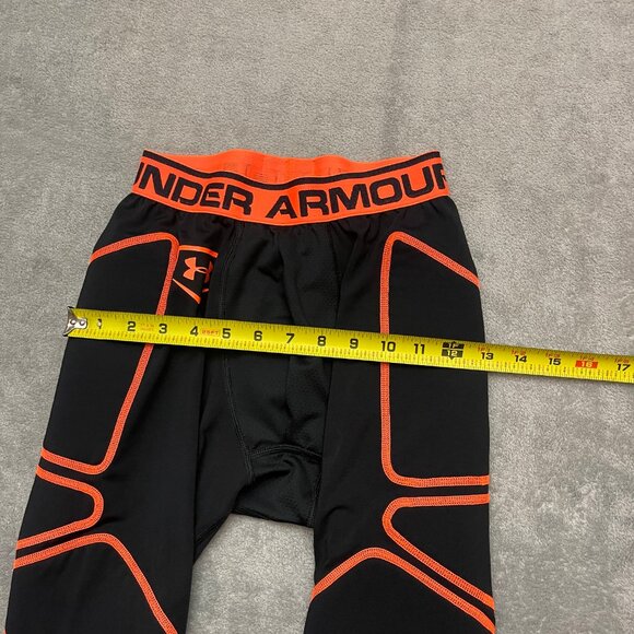 Under Armour PTH Padded Baseball Sliding Compression Shorts Men's Small Black - Picture 4 of 10